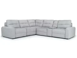 Bryce 6 Piece Power Sectional In Savannah Coin
