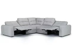 Bryce 5 Piece Power Sectional In Savannah Coin