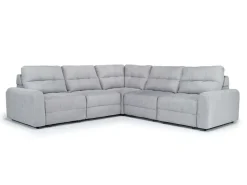 Bryce 5 Piece Power Sectional In Savannah Coin