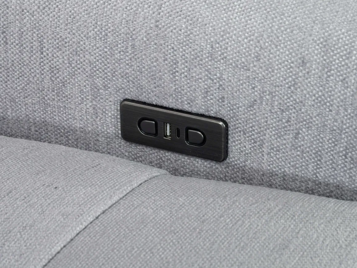 Bryce 7 Piece Power Sectional In Savannah Coin