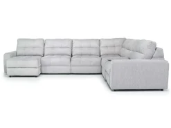 Bryce 7 Piece Power Sectional In Savannah Coin