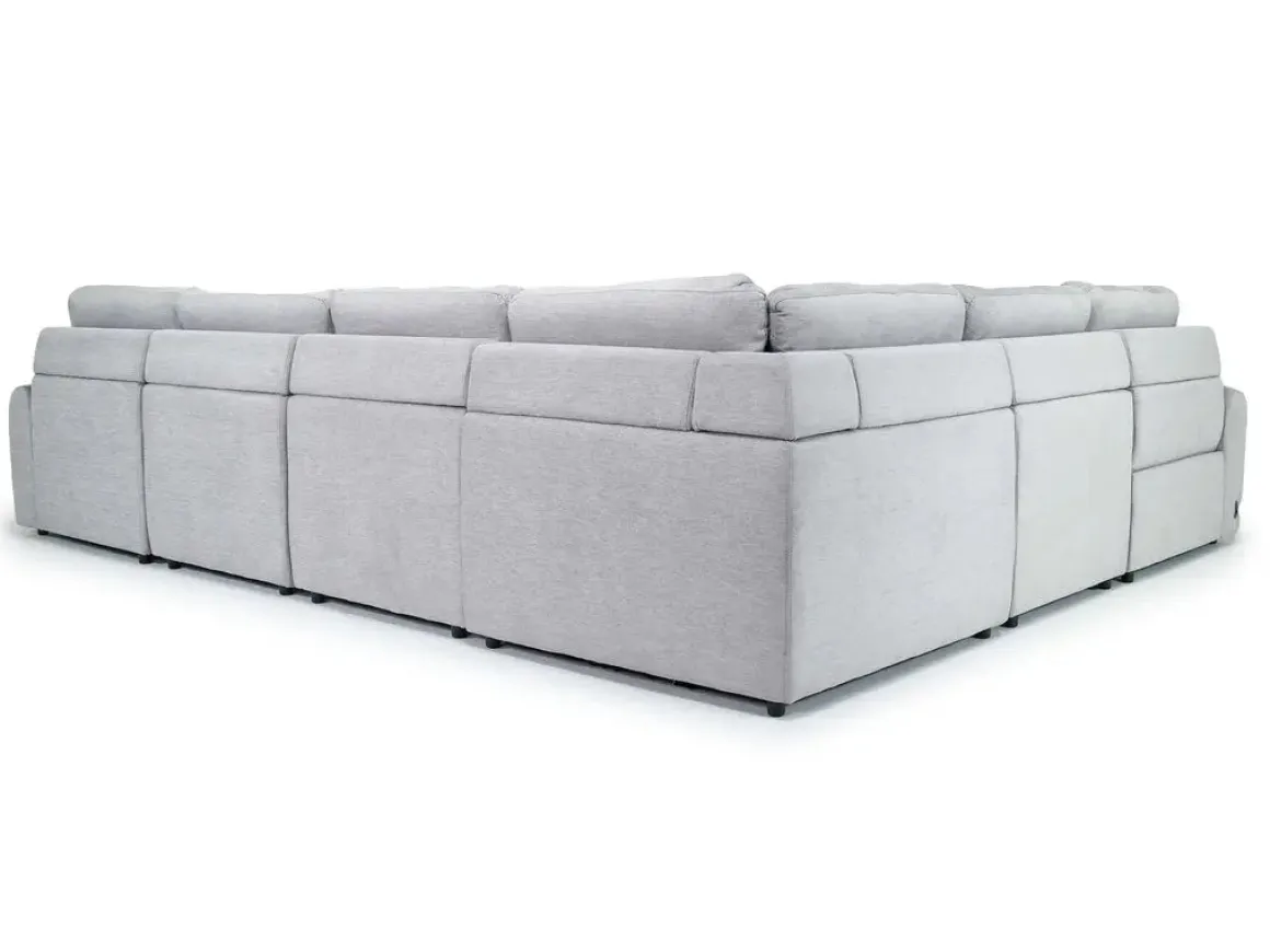 Bryce 6 Piece Power Sliding Sectional W/ Storage Chaise & Armless Slider In Savannah Coin, Left Facing
