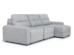 Bryce Power Slider Sofa Storage Chaise In Savannah Coin, Left Facing