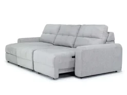 Bryce Power Slider Sofa Storage Chaise In Savannah Coin, Left Facing