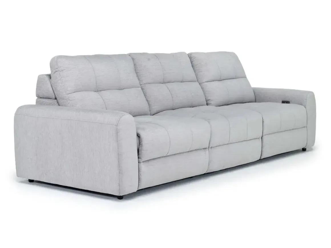 Bryce Power Sofa In Savannah Coin