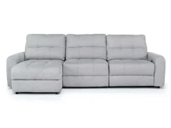 Bryce Power Sofa Storage Chaise In Savannah Coin, Left Facing