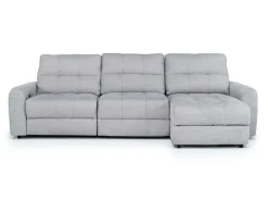 Bryce Power Sofa Storage Chaise In Savannah Coin, Left Facing