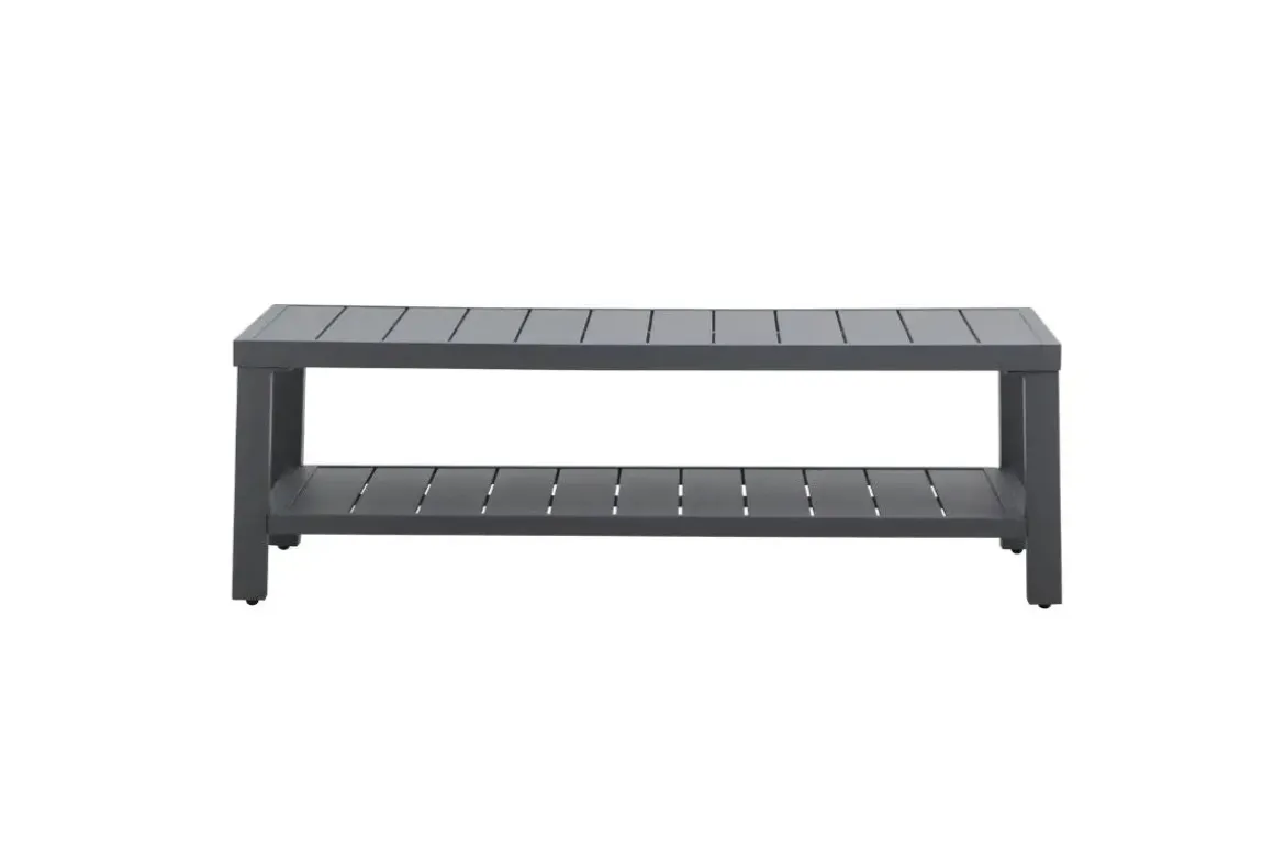 Bungalow Outdoor Coffee Table In Gray
