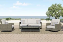 Bungalow Outdoor Coffee Table In Gray