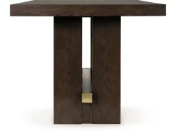 Burkhaus Counter Height Dining Table In Dark Brown