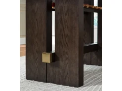 Burkhaus Counter Height Dining Table In Dark Brown