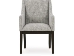 Burkhaus Extendable Dining Table, 6 Chairs & 2 Arm Chairs In Biege/Dark Brown