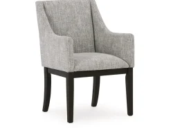 Burkhaus Extendable Dining Table, 6 Chairs & 2 Arm Chairs In Biege/Dark Brown