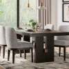 Burkhaus Extendable Dining Table & 4 Chairs In Biege/Dark Brown