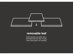 Burkhaus Extendable Dining Table In Dark Brown