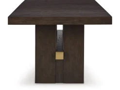 Burkhaus Extendable Dining Table In Dark Brown