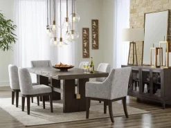 Burkhaus Extendable Dining Table In Dark Brown