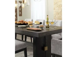 Burkhaus Extendable Dining Table In Dark Brown