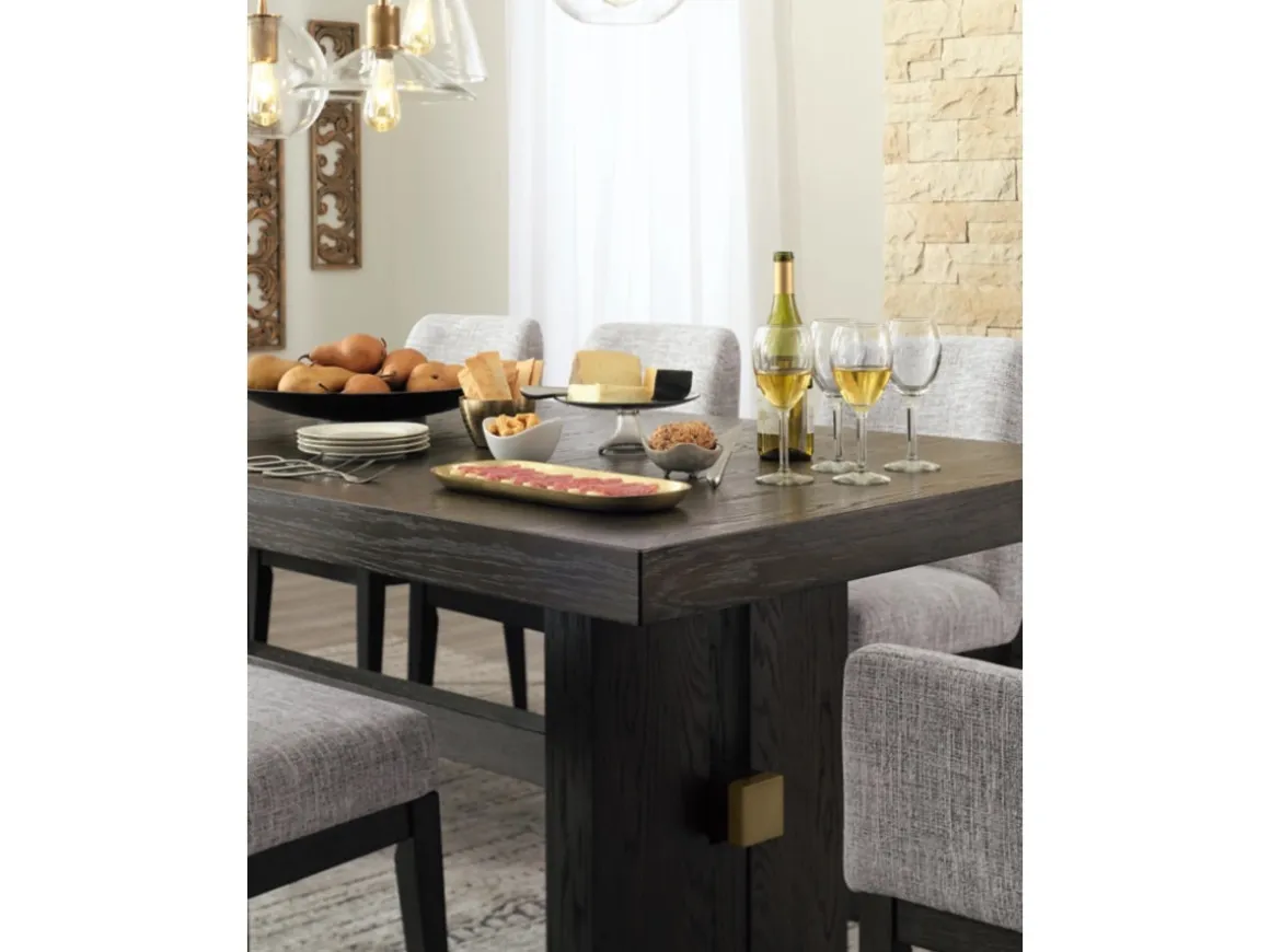 Burkhaus Extendable Dining Table In Dark Brown
