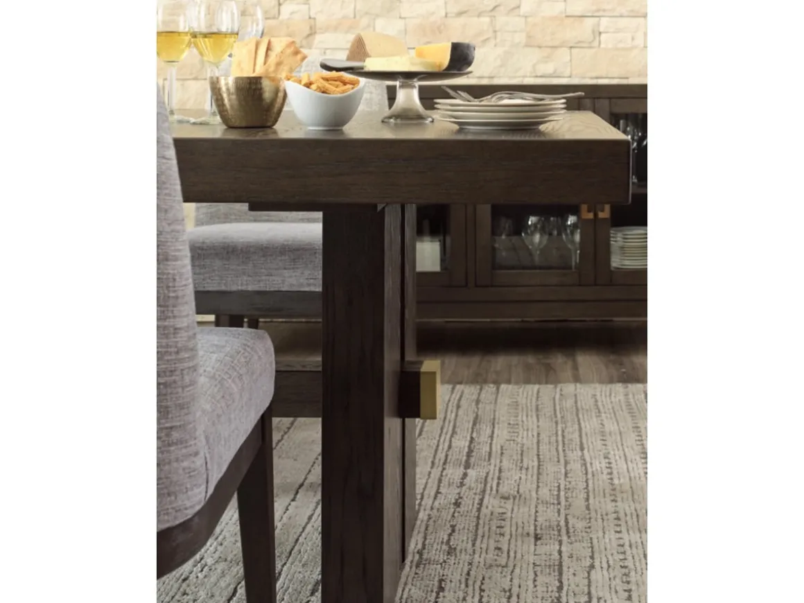 Burkhaus Extendable Dining Table In Dark Brown