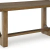 Cabalynn Counter Height Dining Table In Light Brown