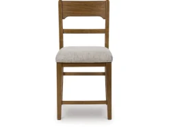 Cabalynn Counter Height Stool In Oatmeal/Light Brown