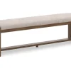 Cabalynn Dining Bench In Oatmeal/Light Brown