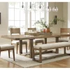 Cabalynn Extendable Dining Table, 4 Chairs & Bench In Light Brown