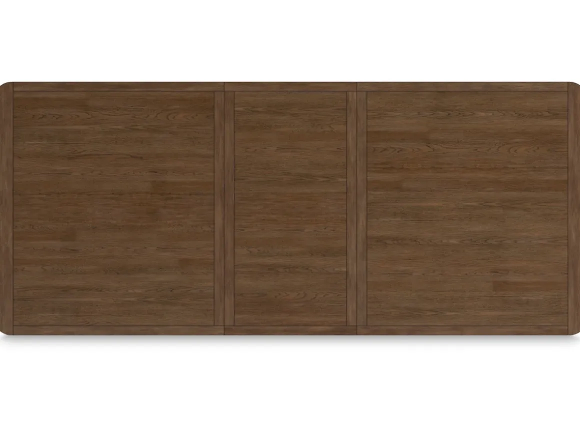 Cabalynn Extendable Dining Table & 8 Chairs In Light Brown