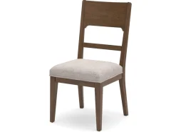 Cabalynn Side Chair In Oatmeal/Light Brown