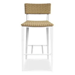 Calbas Outdoor Barstool In White
