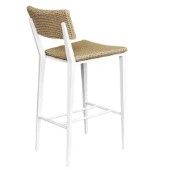 Calbas Outdoor Barstool In White