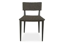 Calbas Outdoor Side Chair In Brown