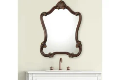 Calla Accent Mirror In Brown