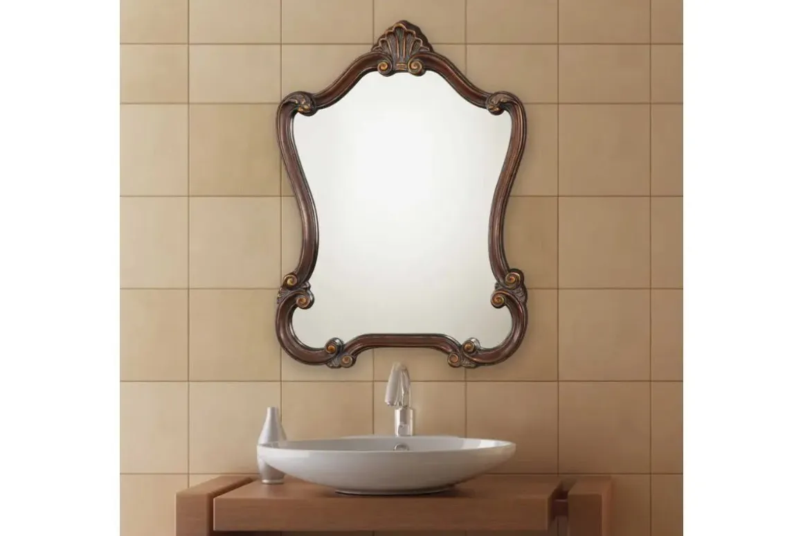 Calla Accent Mirror In Brown
