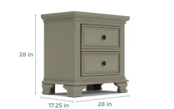 Calloway Nightstand In White