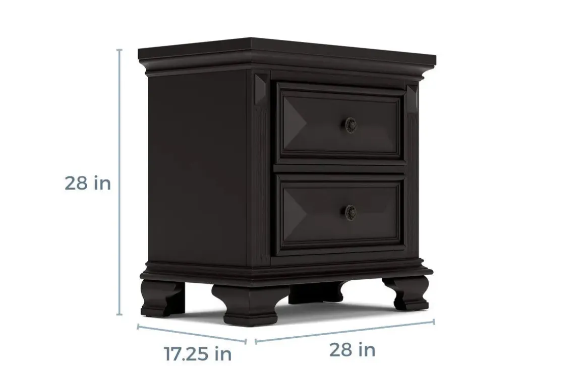 Calloway Nightstand In White