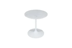 Camille Nesting Table In White Marble, Set Of 2