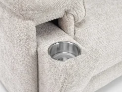 Cannes 3 Power Theater Console Loveseat W/ Immersive Sound In Jumbo Bark