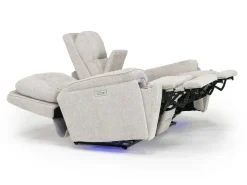 Cannes 3 Power Theater Console Loveseat W/ Immersive Sound In Jumbo Bark