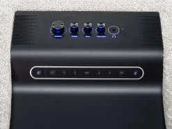 Cannes 3 Power Theater Sofa W/ Immersive Sound In Maze Tan