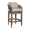Capri Outdoor Barstool In Taupe