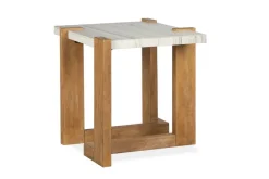 Carrington End Table In Honey Wheat