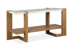 Carrington Sofa Table In Honey Wheat