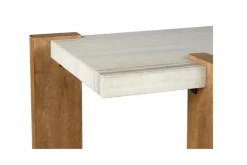 Carrington Sofa Table In Honey Wheat