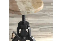 Carter Crank Accent Table In Natural