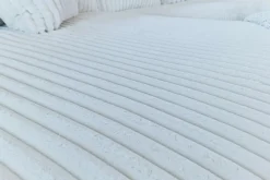 Casper 4 Piece Loveseat Chaise Sectional In Pony Slate, Left Facing