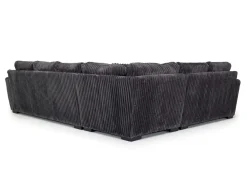 Casper 3 Piece Sofa Sectional In Pony Slate, Left Facing