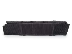 Casper 4 Piece Xl Sofa Chaise Sectional In Pony Slate, Left Facing