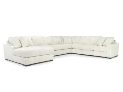 Casper 4 Piece Xl Sofa Chaise Sectional In Pony Slate, Left Facing